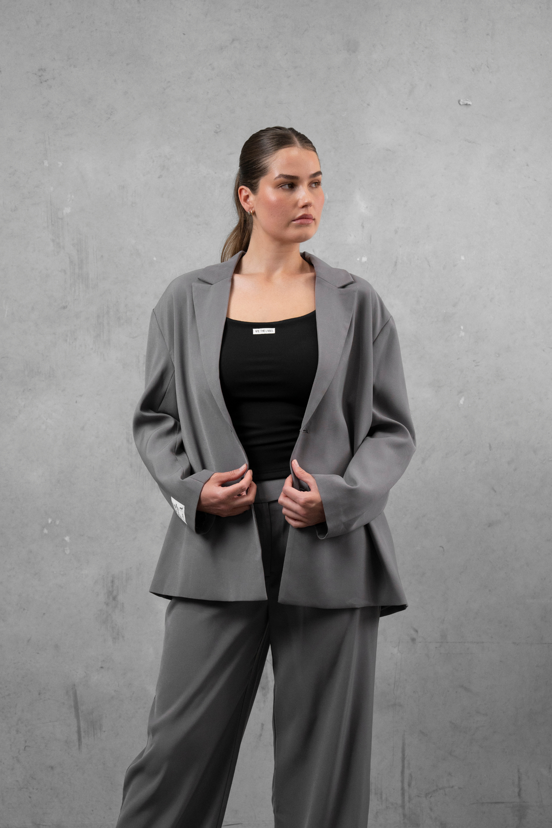 Patch Blazer - Grey