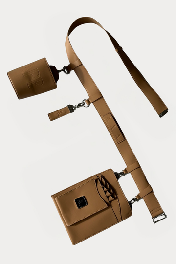 The Scissor Pouch Belt - Tan