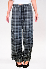 Plaid Cargo Pant | Sample