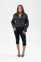 Audrey Pinstripe Jacket