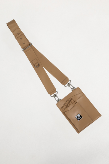 The Scissor Pouch Shoulder Strap - Tan