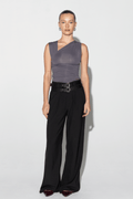 Ape the Label | Dixie Double Belt Pant - Black