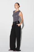 Ape the Label | Dixie Double Belt Pant - Black
