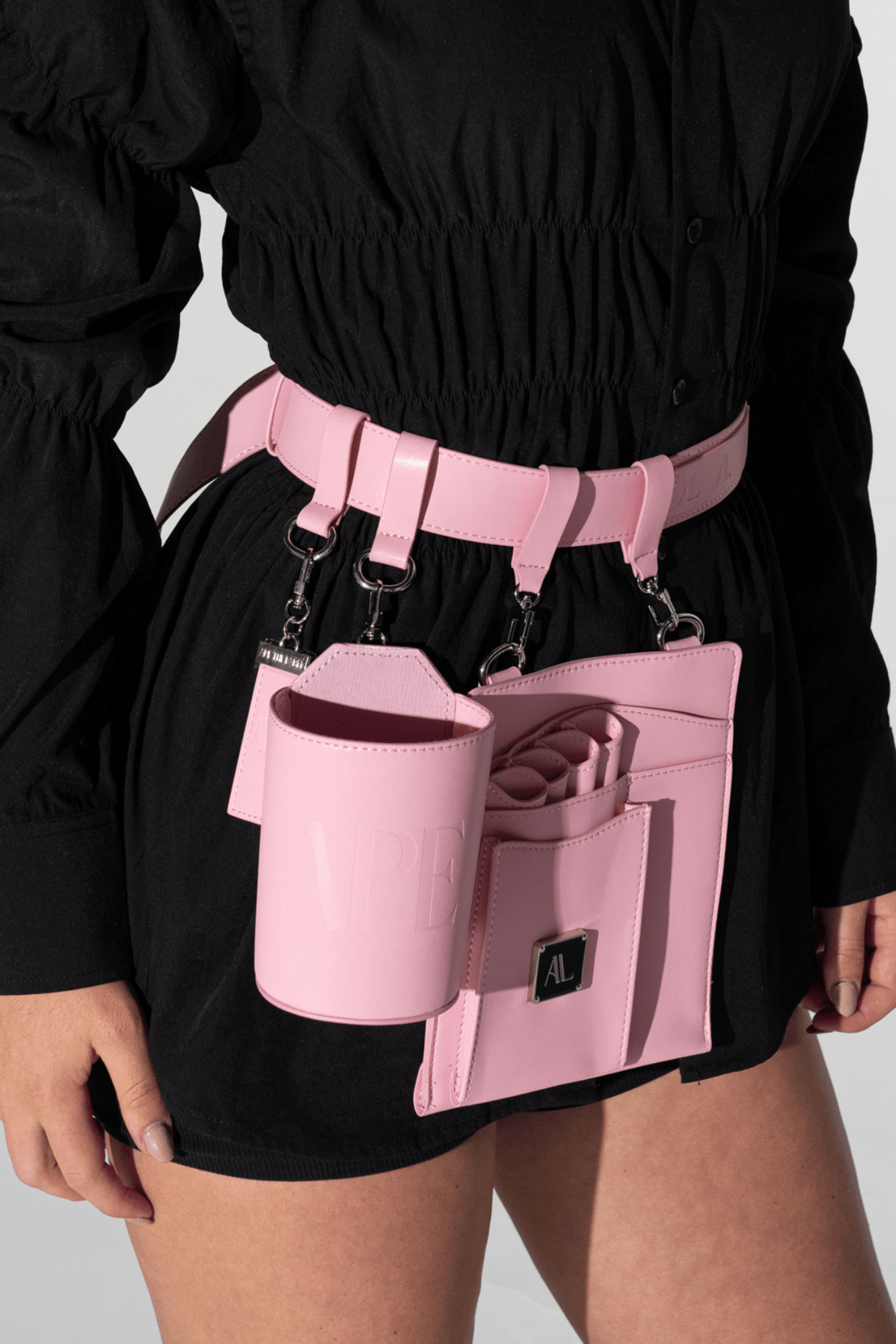 The Scissor Pouch Belt  - Cherry Blossom