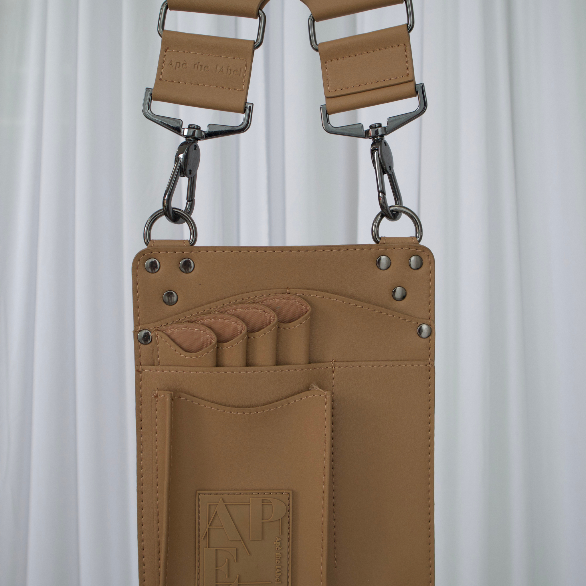 Scissor Pouch  Shoulder Strap - Tan - Old Logo