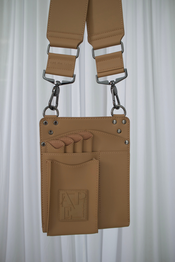 Scissor Pouch  Shoulder Strap - Tan - Old Logo