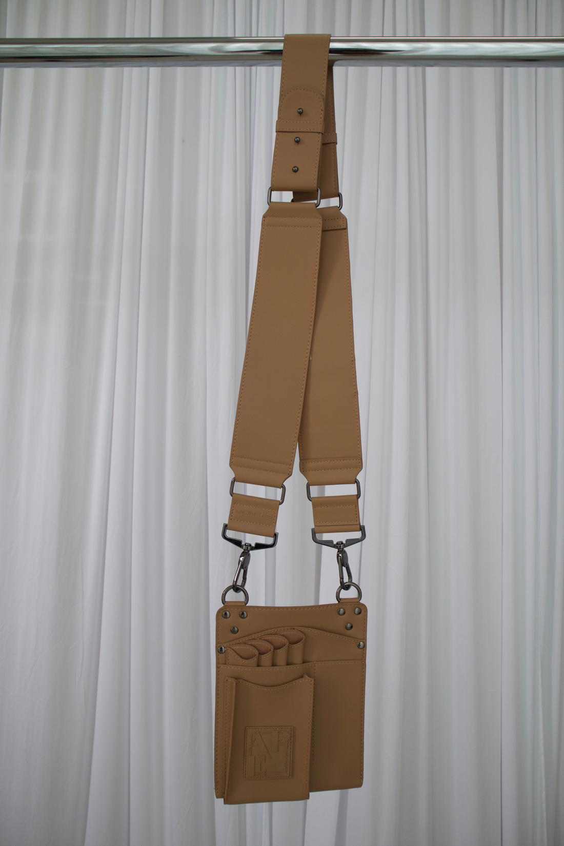 Scissor Pouch  Shoulder Strap - Tan - Old Logo