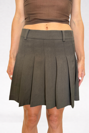 Pleated Mini Skirt  | Sample