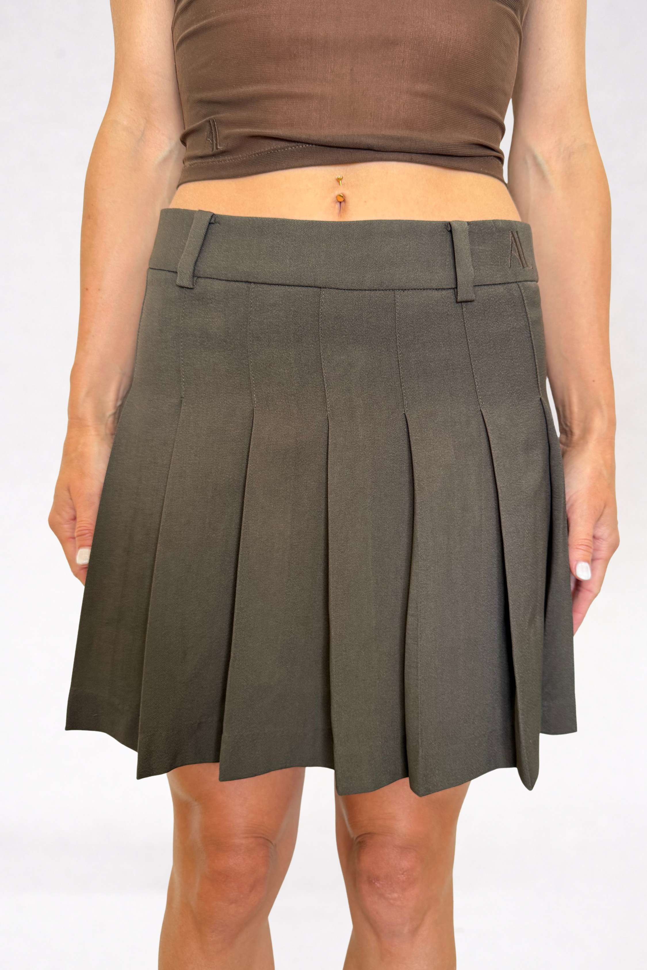 Pleated Mini Skirt  | Sample