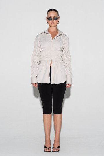 Bella Shirt - Light Grey