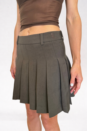 Pleated Mini Skirt  | Sample