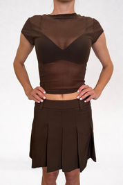 Pleated Mini Skirt  | Sample