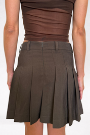 Pleated Mini Skirt  | Sample