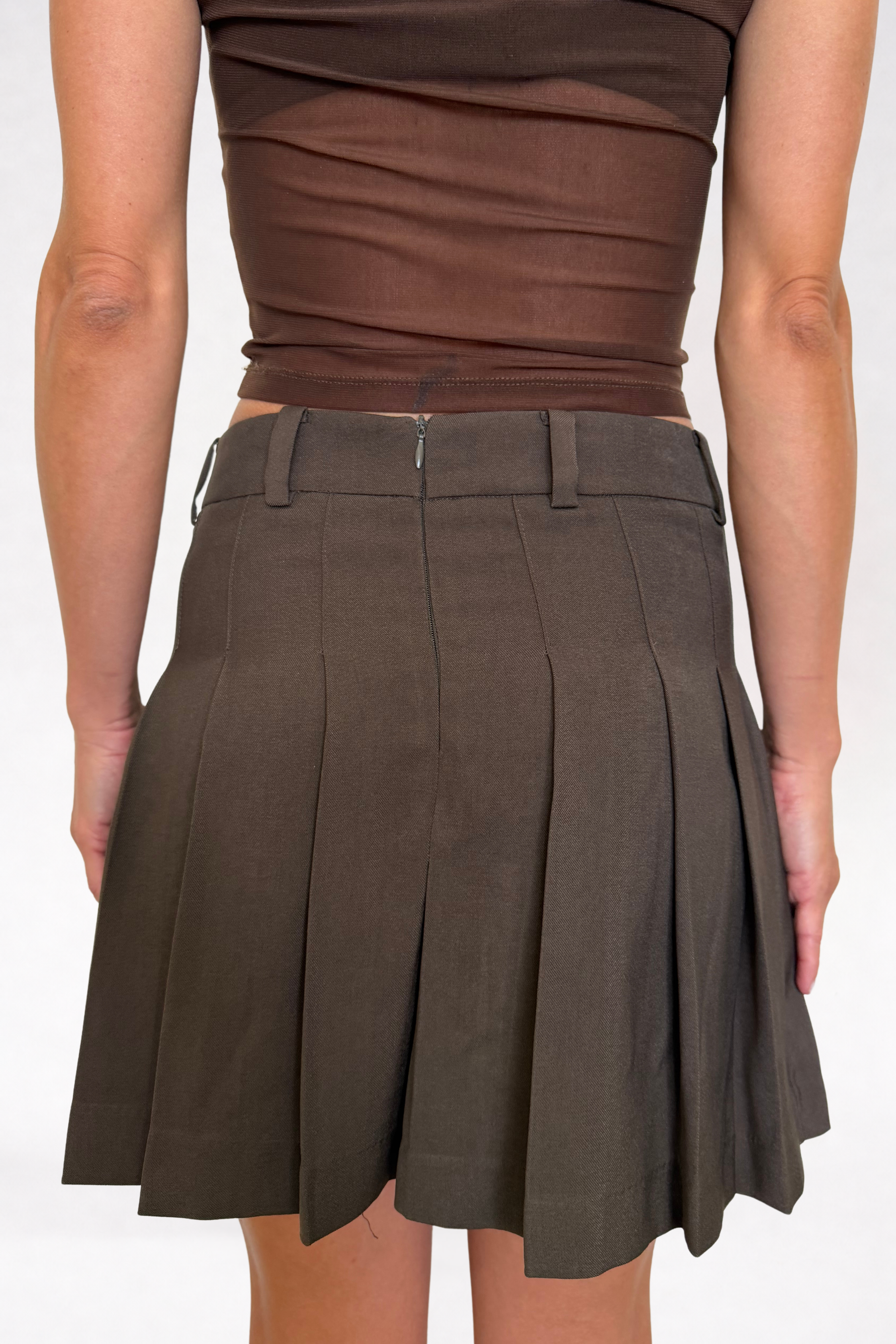 Pleated Mini Skirt  | Sample