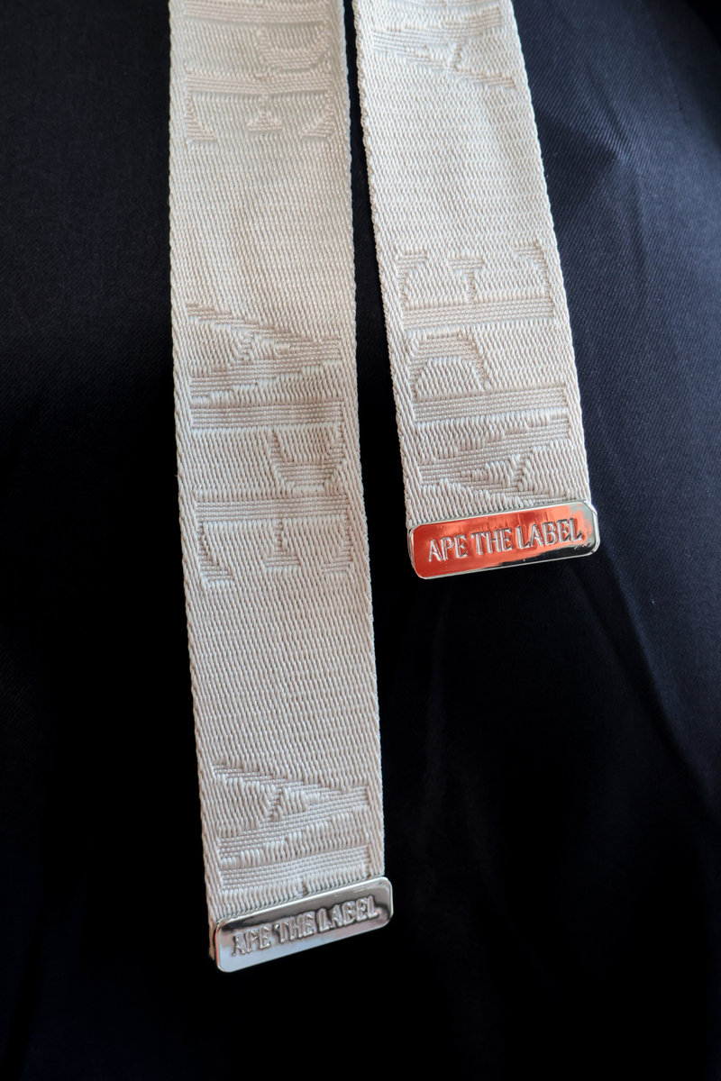 Ape The Label | Pinny Apron _ Taupe - detail