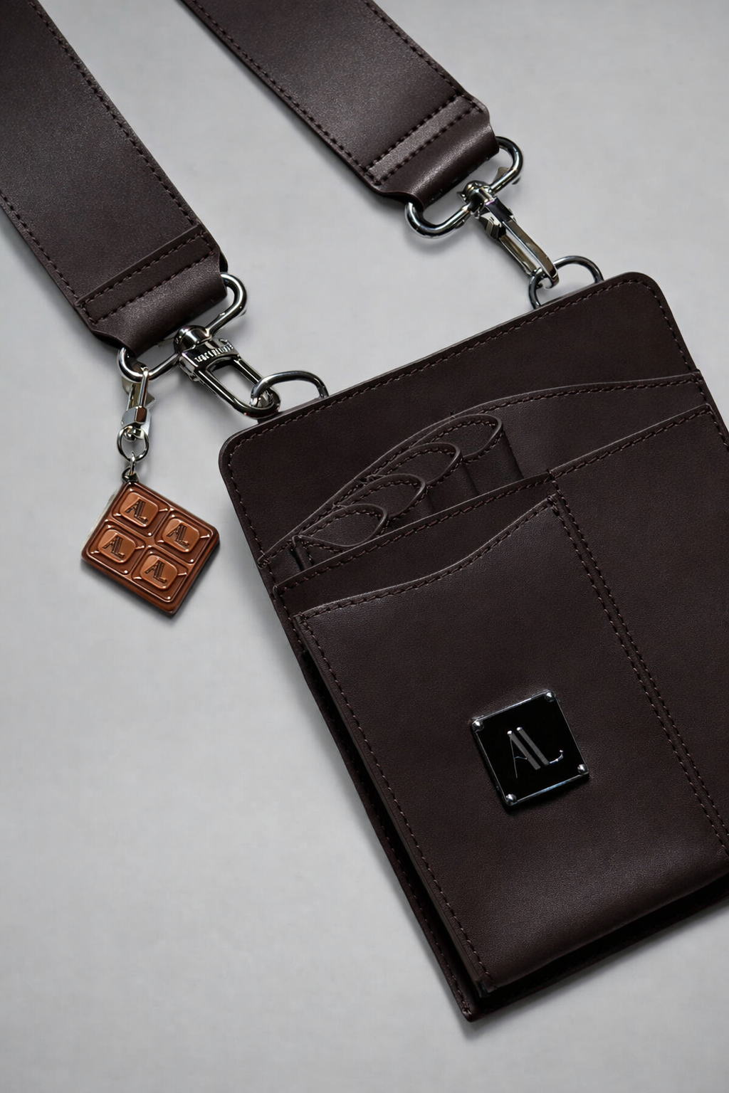Ape The Label | Scissor Pouch Shoulder Strap - Choc 