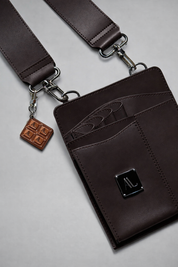 Ape The Label | Scissor Pouch Shoulder Strap - Choc 