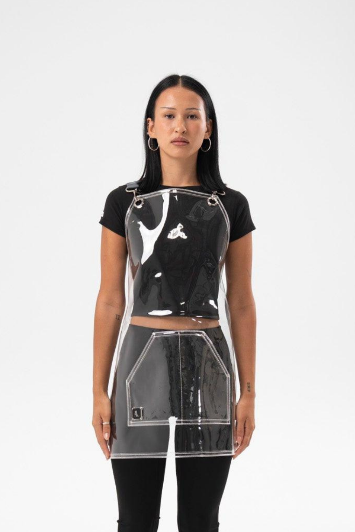clear apron