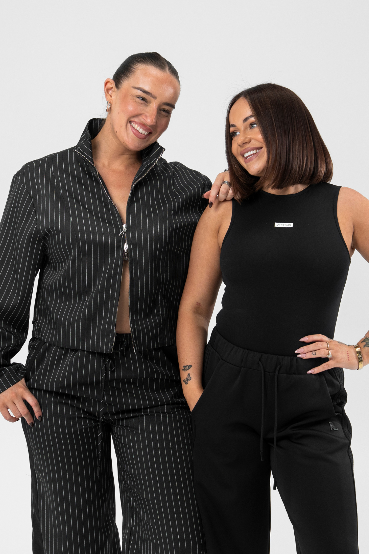 Ape the Label | Audrey Pinstripe Jacket 