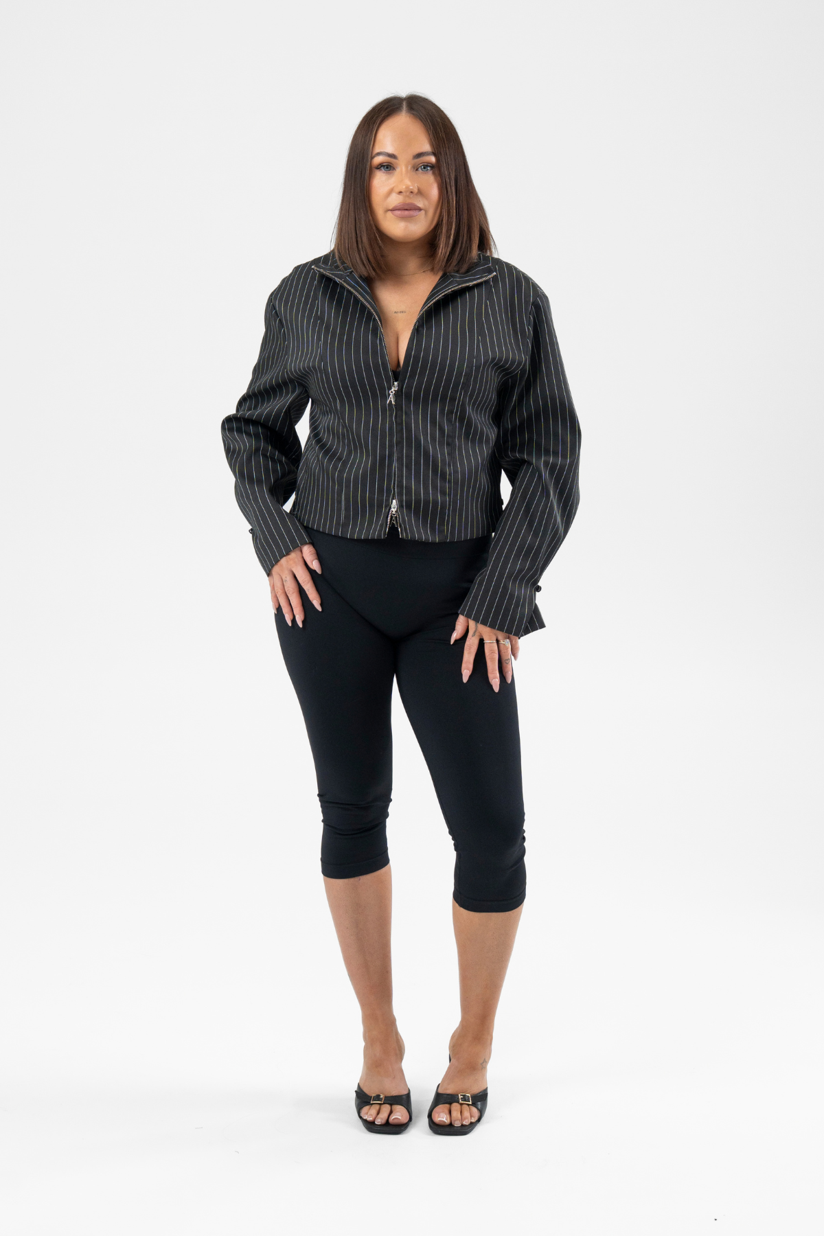 Ape the Label | Audrey Pinstripe Jacket 