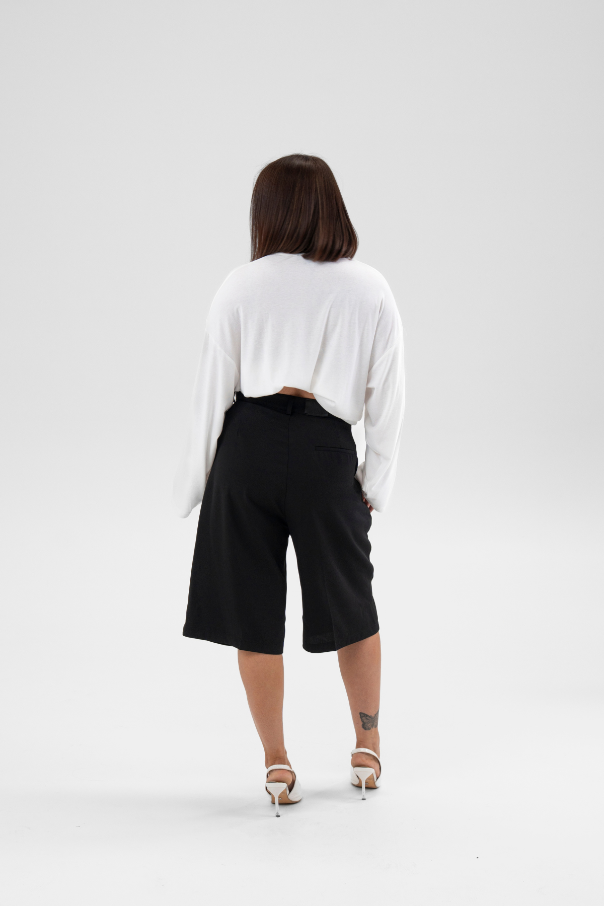 Ape the Label | Ava Long Sleeve Tee - White