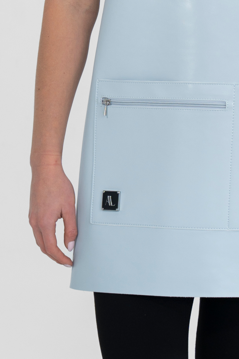 Ape the Label | Leather Apron - Blue Mist 