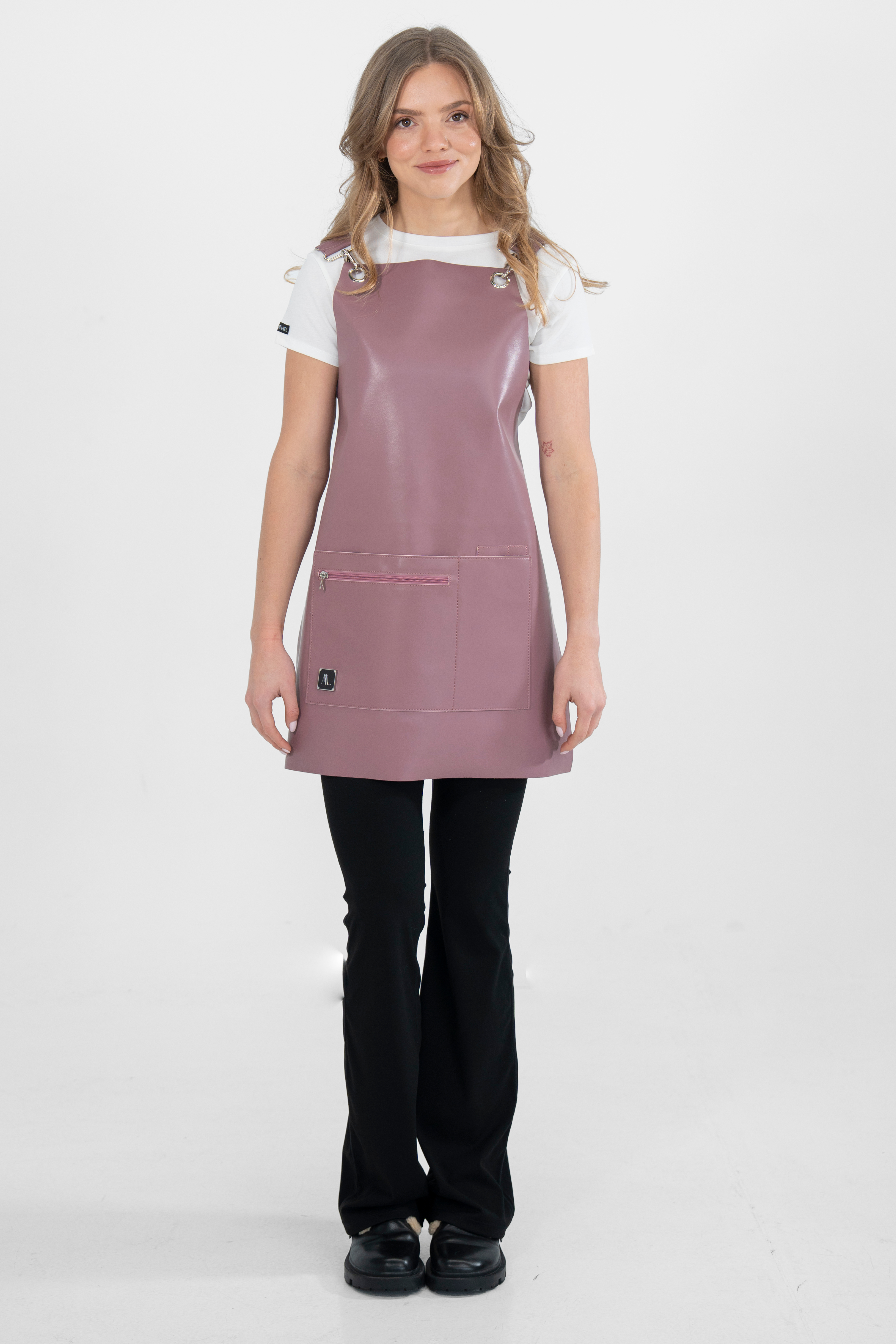 Ape the Label | Leather Apron - Mauve 