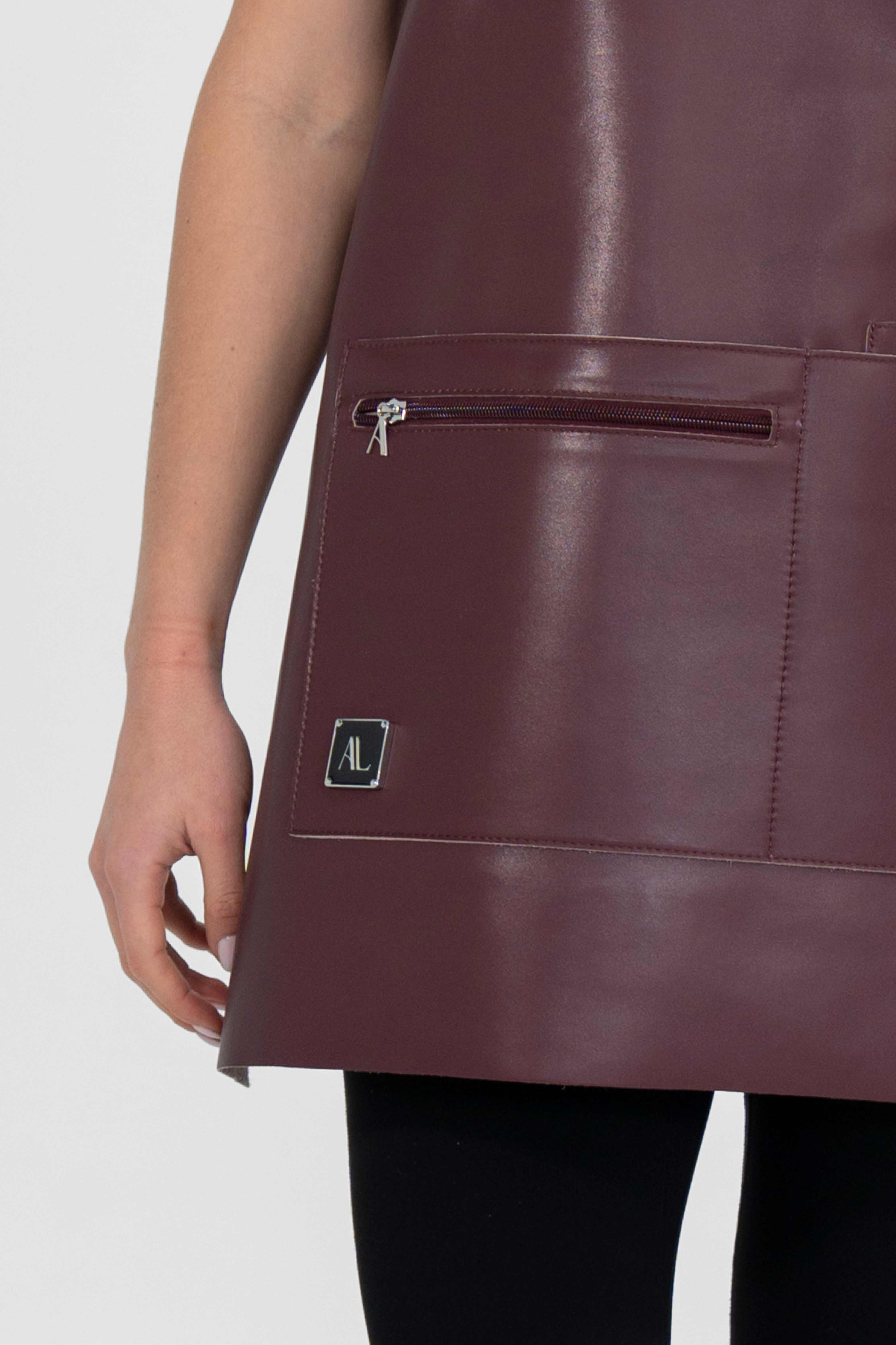 Ape the Label | Leather Apron - Midnight Plum