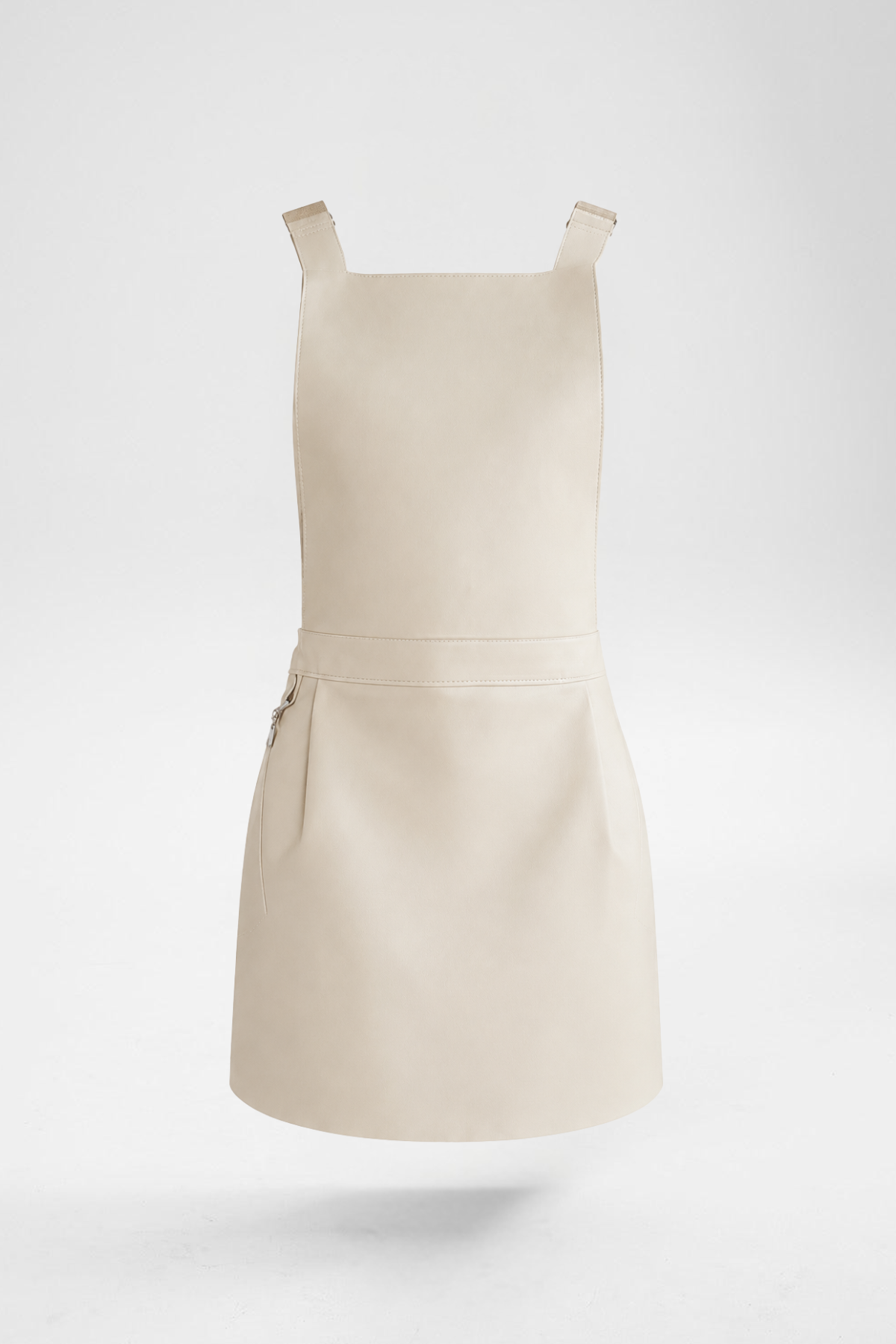 Ape the Label | Pinny Apron - Taupe - Ghost Image 