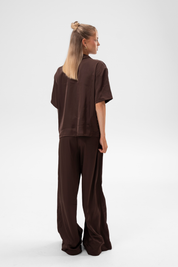 Ape the Label | STELLA_SATIN_SET_CHOCOLATE