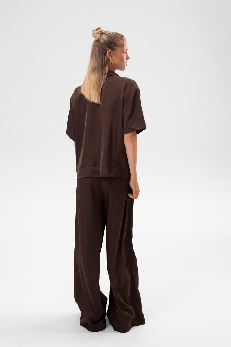 Ape the Label | STELLA_SATIN_SET_CHOCOLATE