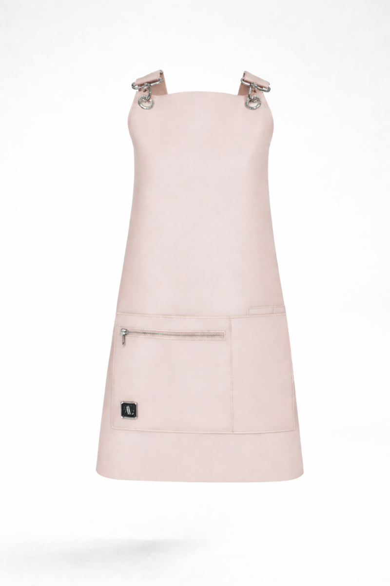 Ape the Label | Vegan Leather Apron - Porcelain Pink 