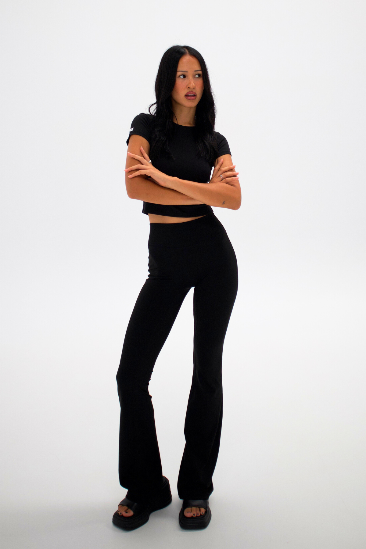 Ape the label | Lounge Pant Black - Front 