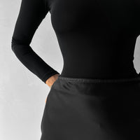 Satin Skirt - Black