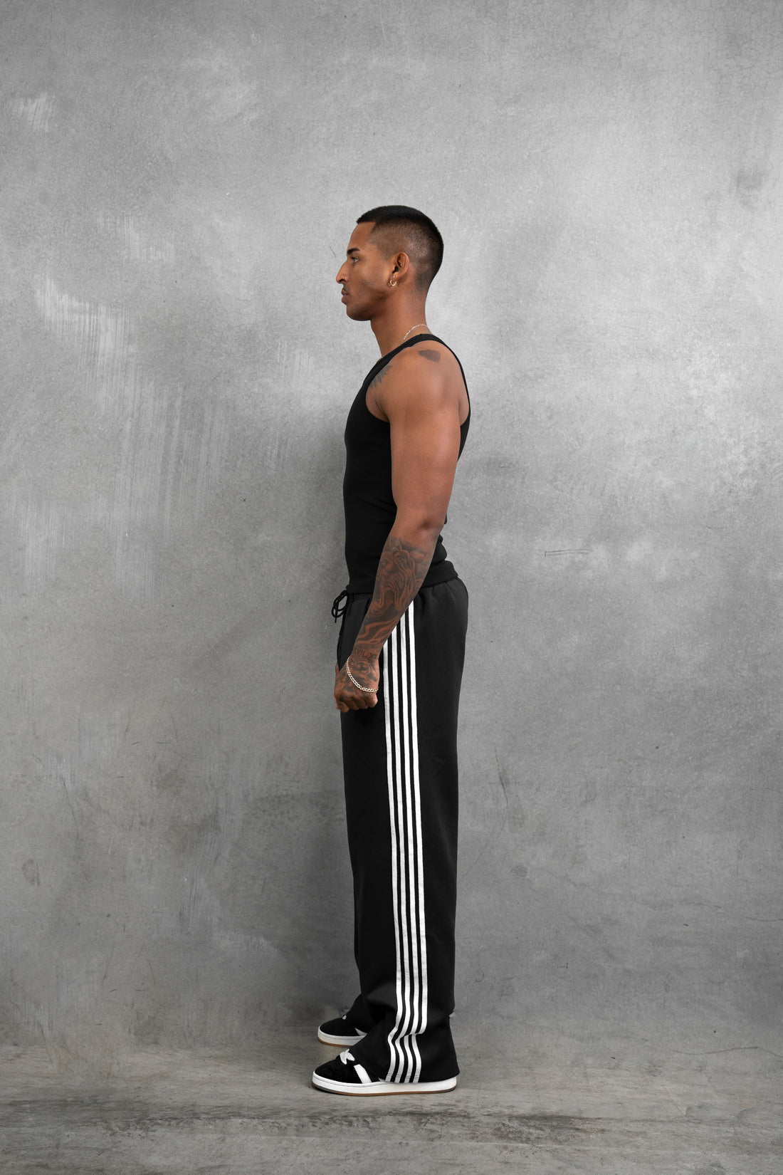 Sammy Singlet - Black