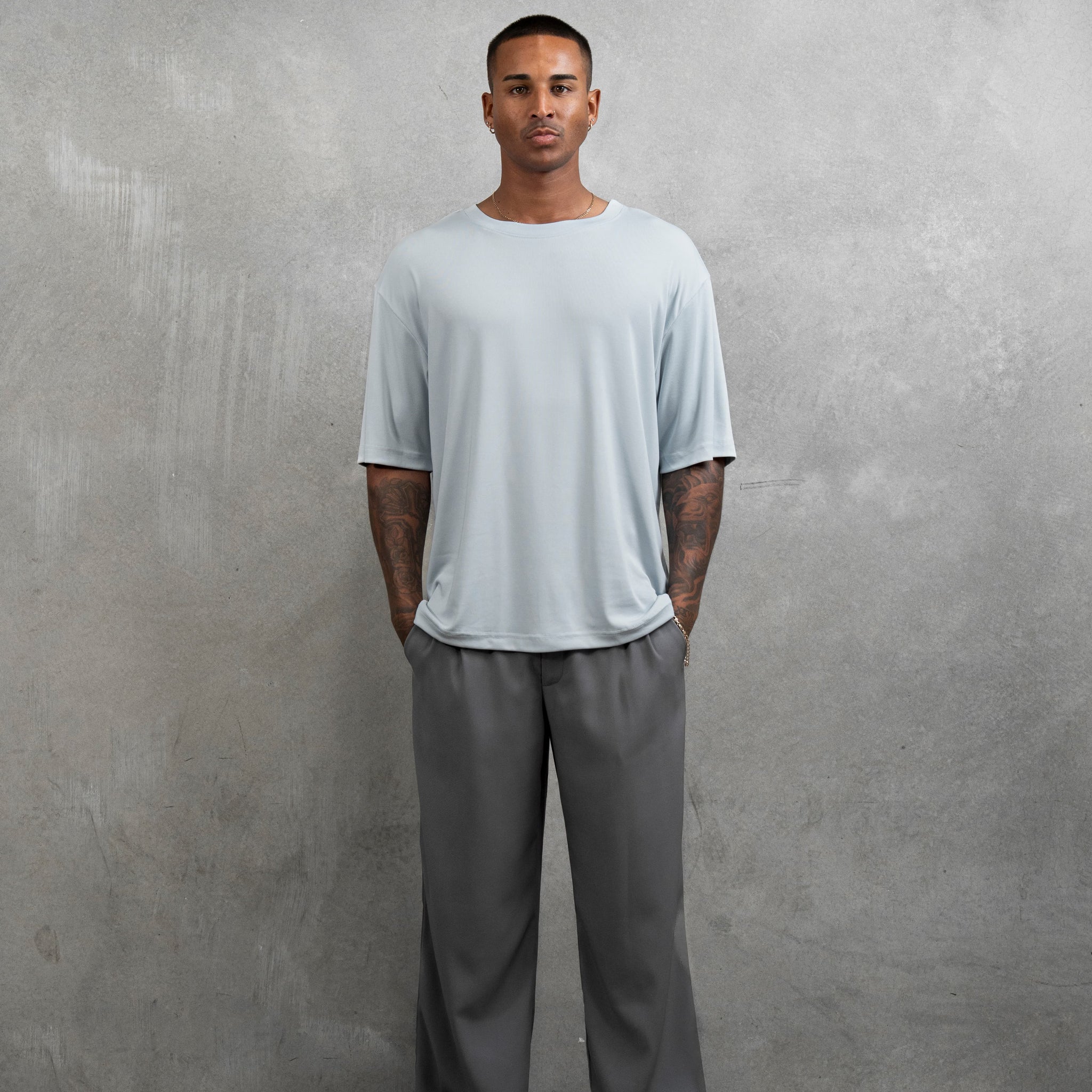 Juno Oversized Tee - Blue