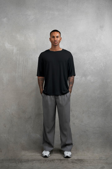 Juno Oversized Tee - Black