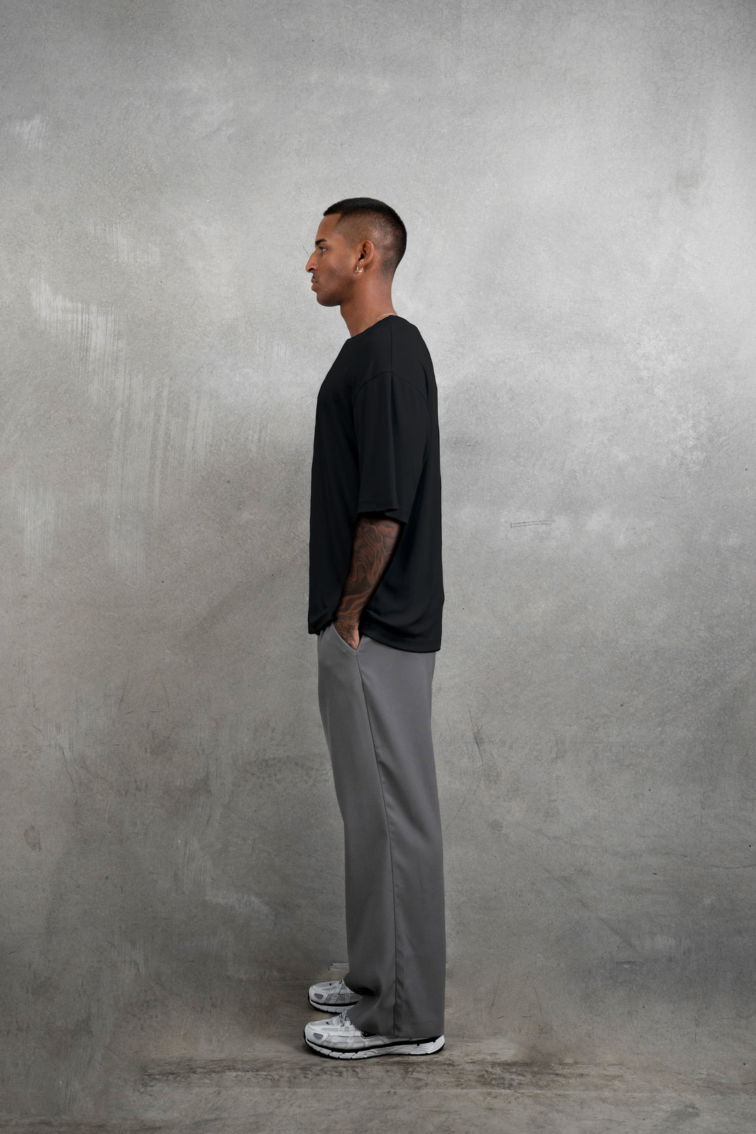 Juno Oversized Tee - Black