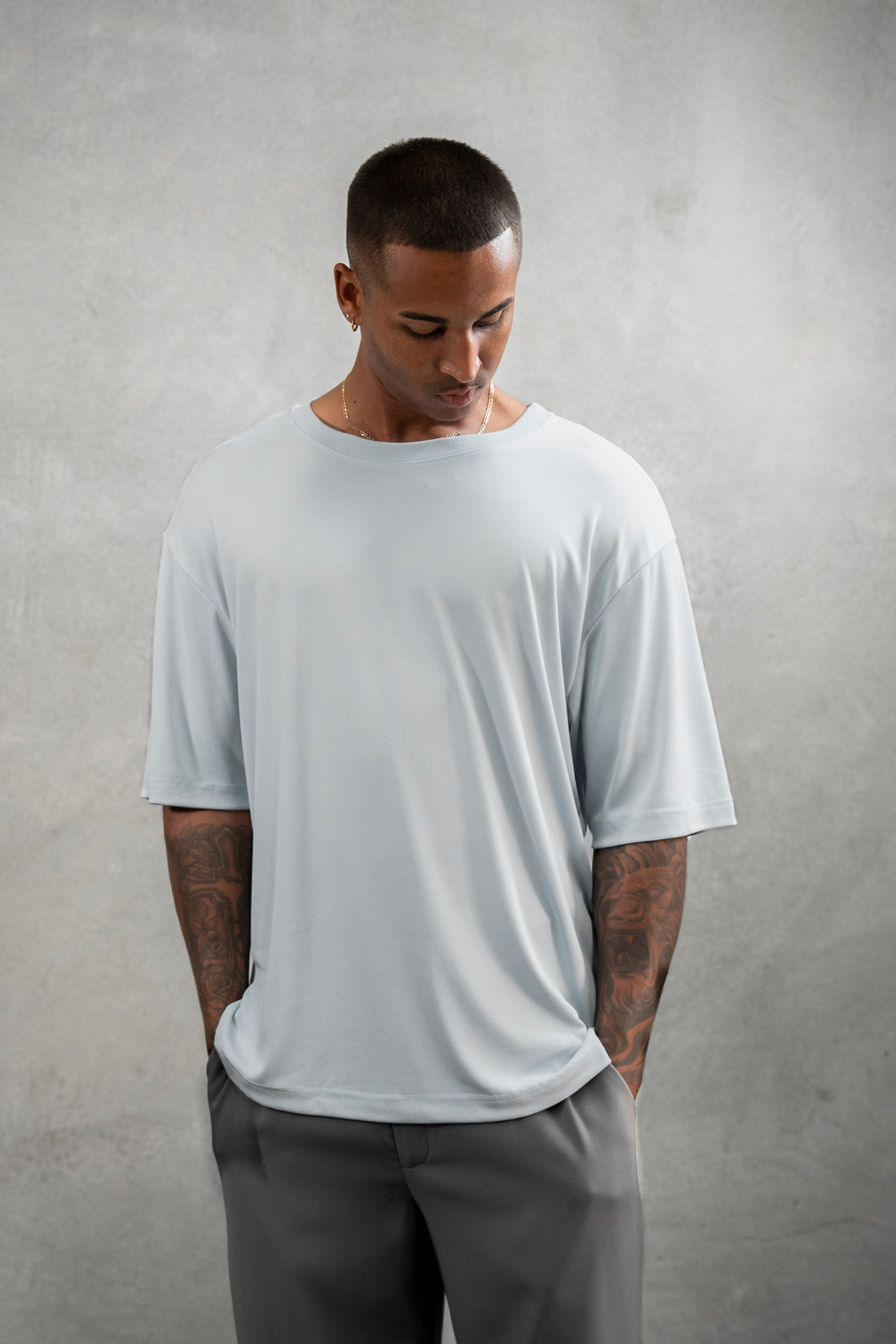 Juno Oversized Tee - Blue
