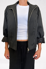 Audrey Pinstripe Jacket | Sample