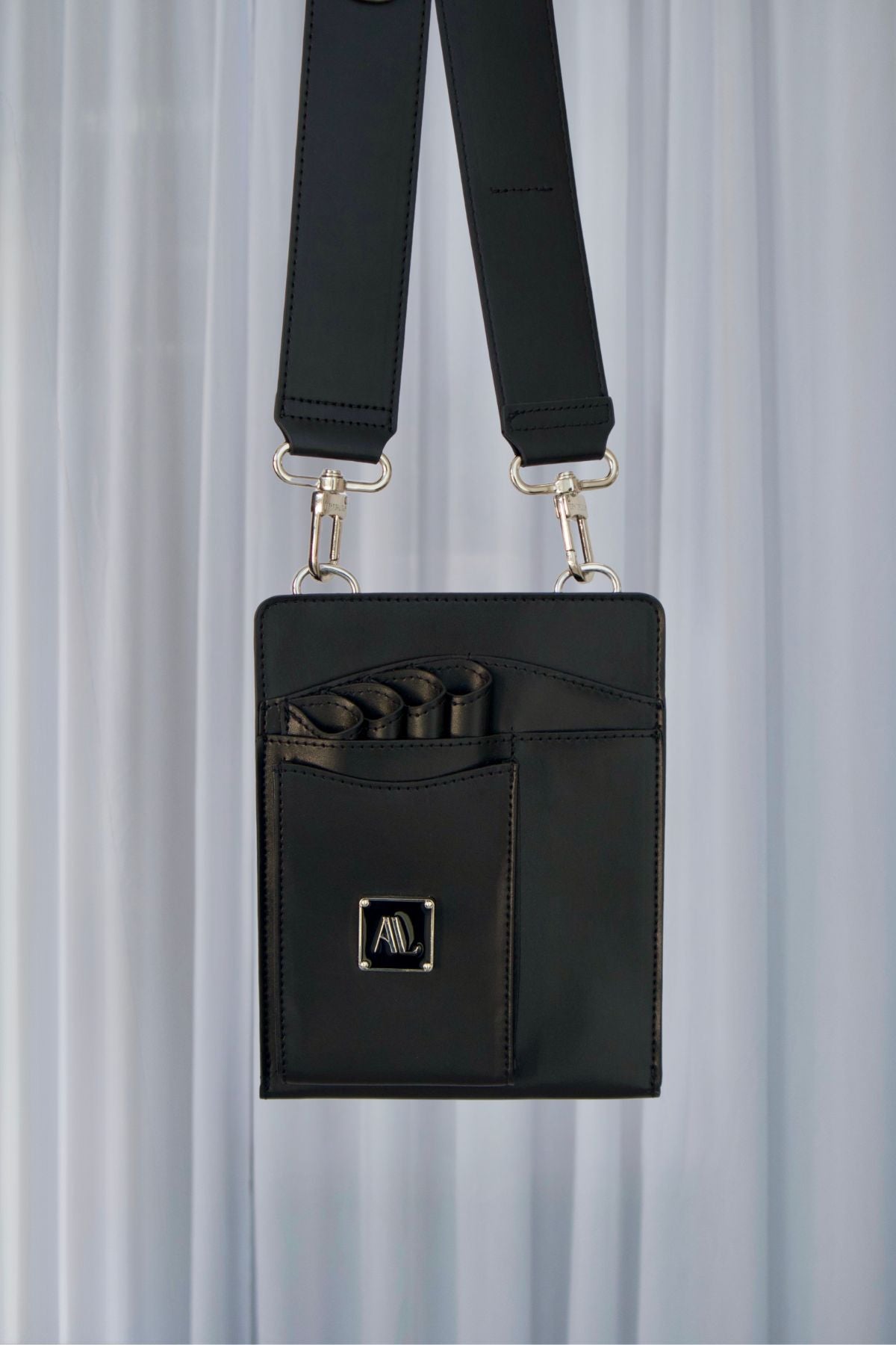 The Scissor Pouch Shoulder Strap - Black
