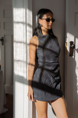 Emily Tie Back Mini Dress