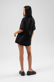 NICOLE SHEER SHIRT