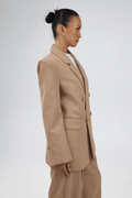 Ape the Label | Double Breasted Blazer - Tan