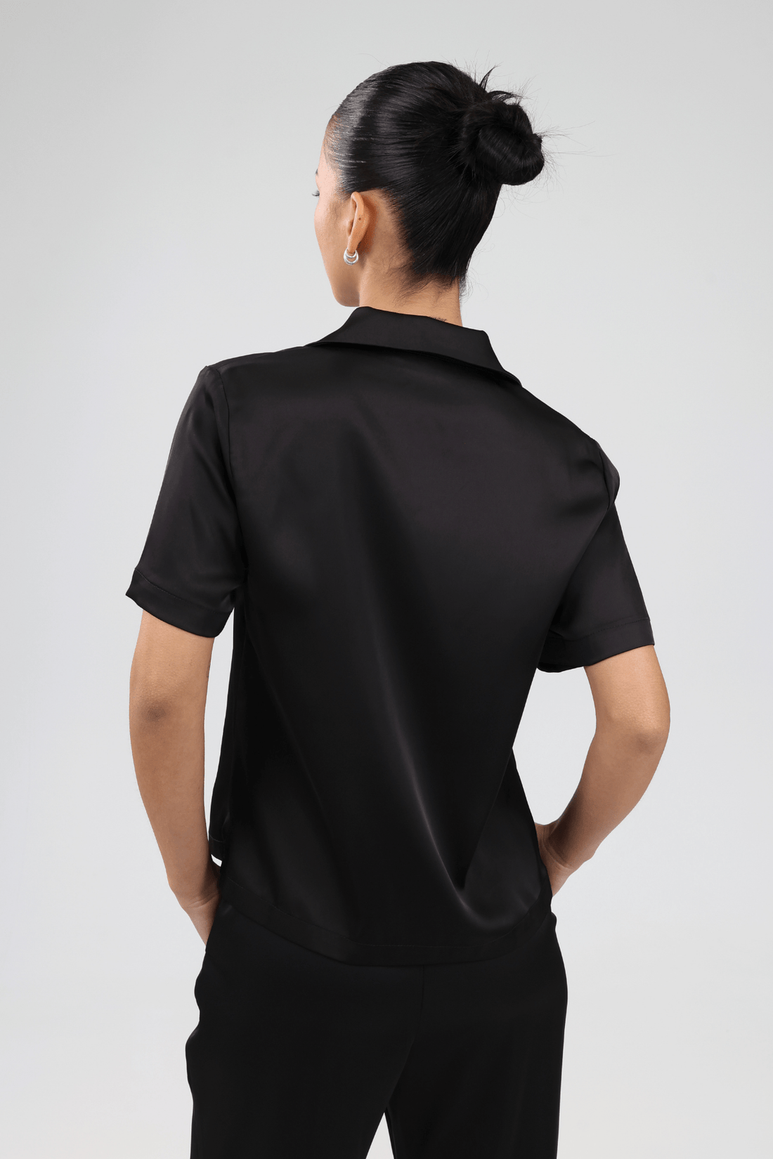 Ape the Label | Reese Satin Short Sleeve