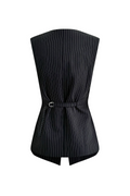 Ape the Label | Mia Tailored Waistcoat - Pinstripe