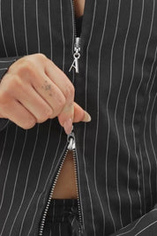 Audrey Pinstripe Jacket
